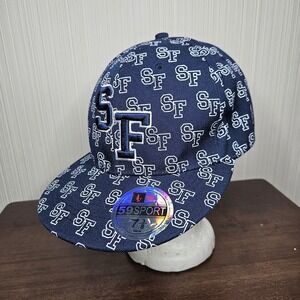 San Francisco Hat 59 Sport SF All Over Print  Size 7 1/2‎ Wool Blend
